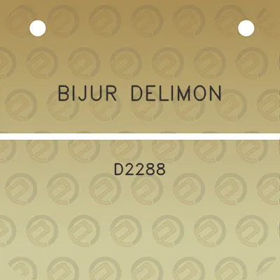 bijur-delimon-d2288