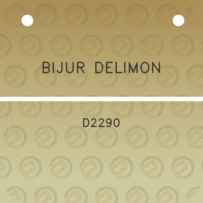 bijur-delimon-d2290