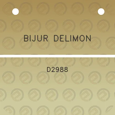 bijur-delimon-d2988