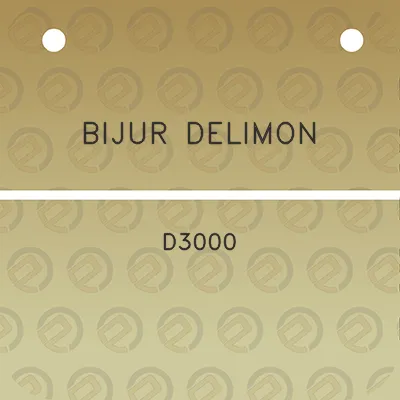 bijur-delimon-d3000