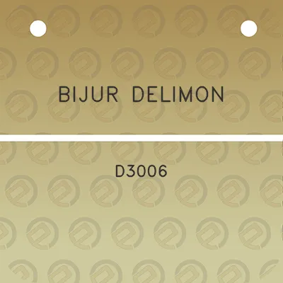 bijur-delimon-d3006