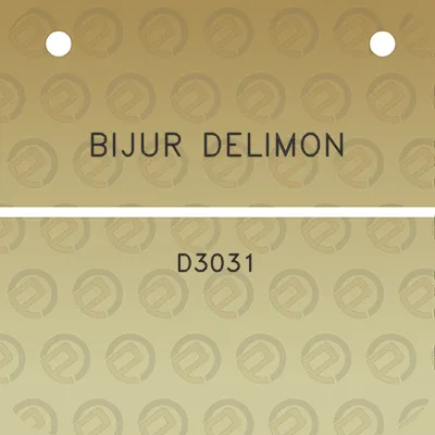 bijur-delimon-d3031