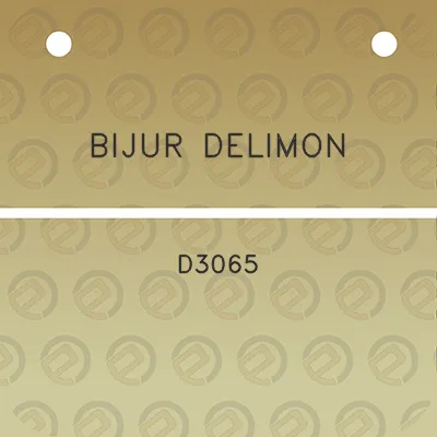 bijur-delimon-d3065