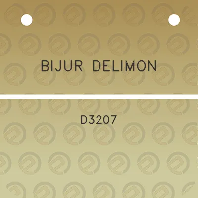 bijur-delimon-d3207