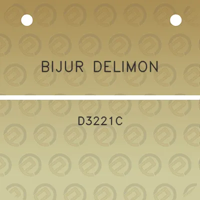 bijur-delimon-d3221c