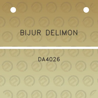 bijur-delimon-da4026