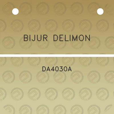 bijur-delimon-da4030a