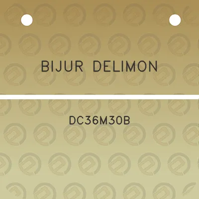 bijur-delimon-dc36m30b