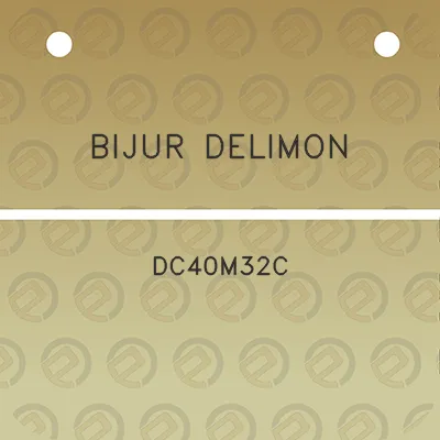 bijur-delimon-dc40m32c