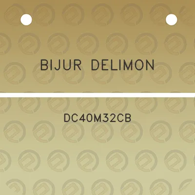 bijur-delimon-dc40m32cb