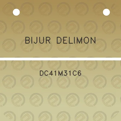 bijur-delimon-dc41m31c6