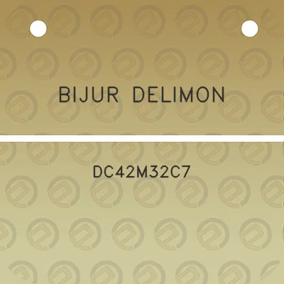 bijur-delimon-dc42m32c7