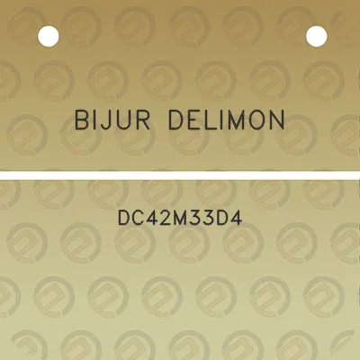 bijur-delimon-dc42m33d4