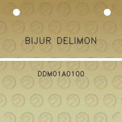 bijur-delimon-ddm01a0100