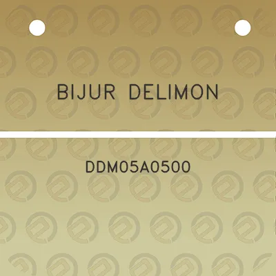 bijur-delimon-ddm05a0500