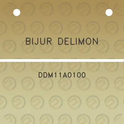 bijur-delimon-ddm11a0100