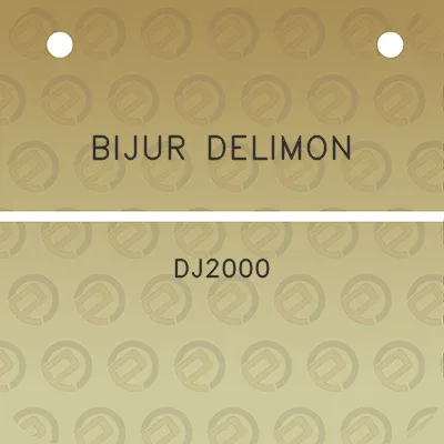 bijur-delimon-dj2000