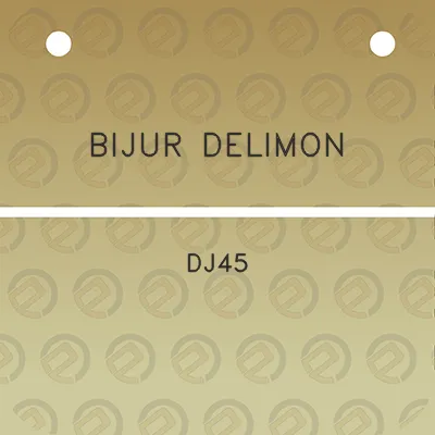 bijur-delimon-dj45