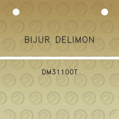 bijur-delimon-dm31100t