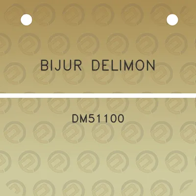 bijur-delimon-dm51100