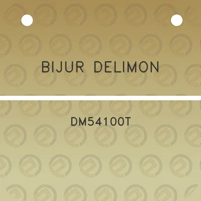 bijur-delimon-dm54100t