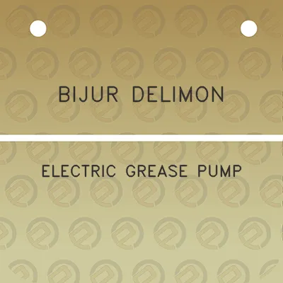 bijur-delimon-electric-grease-pump