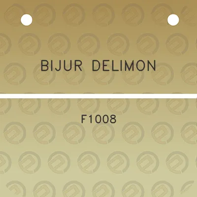 bijur-delimon-f1008