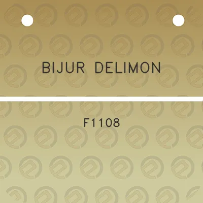 bijur-delimon-f1108