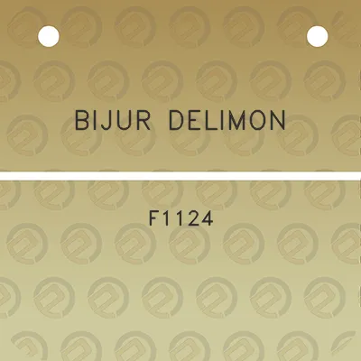 bijur-delimon-f1124