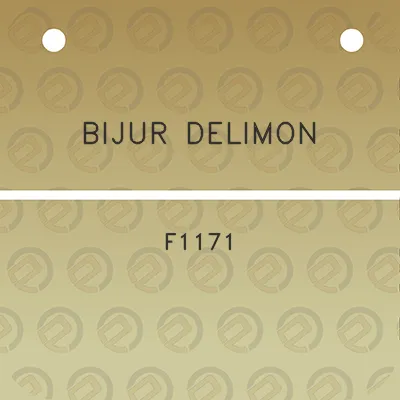 bijur-delimon-f1171