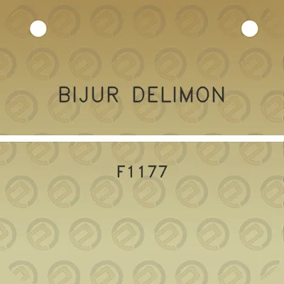 bijur-delimon-f1177