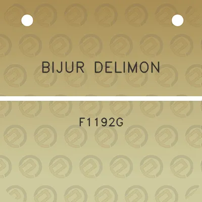 bijur-delimon-f1192g