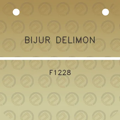 bijur-delimon-f1228