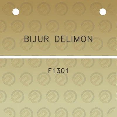 bijur-delimon-f1301