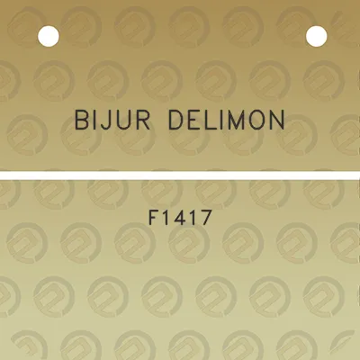 bijur-delimon-f1417