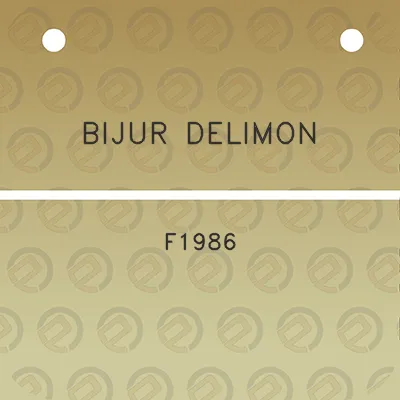 bijur-delimon-f1986