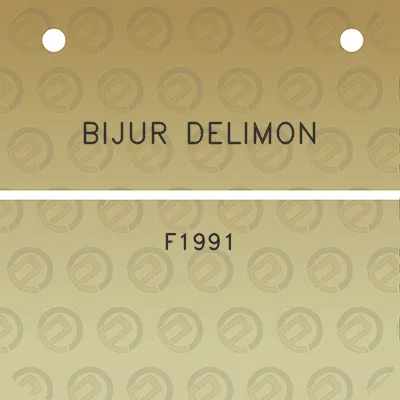 bijur-delimon-f1991