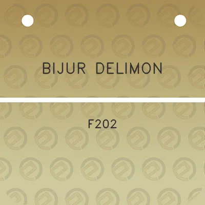 bijur-delimon-f202