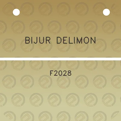 bijur-delimon-f2028