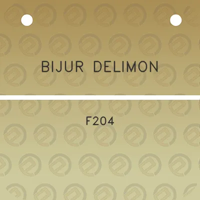 bijur-delimon-f204