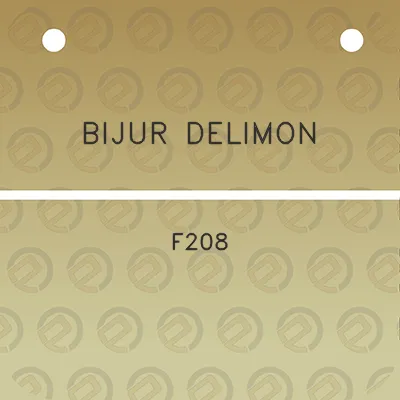 bijur-delimon-f208