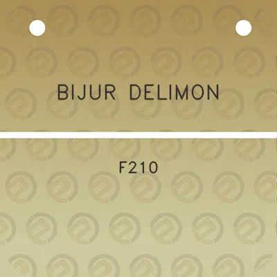 bijur-delimon-f210