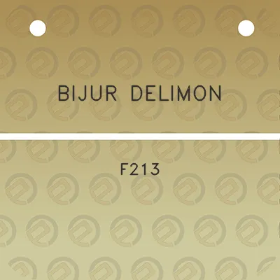 bijur-delimon-f213