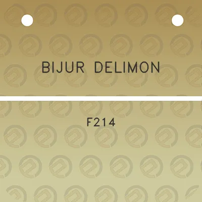 bijur-delimon-f214