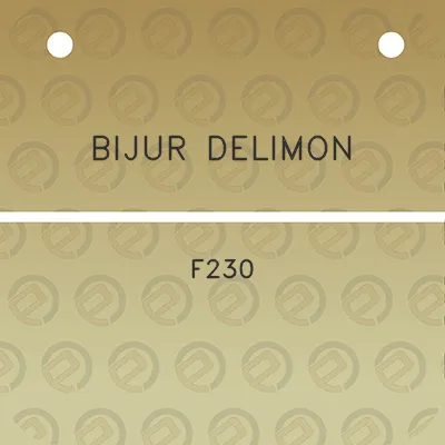 bijur-delimon-f230