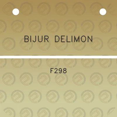 bijur-delimon-f298