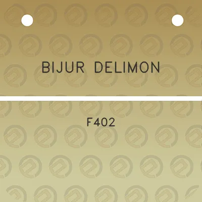 bijur-delimon-f402