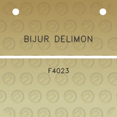 bijur-delimon-f4023