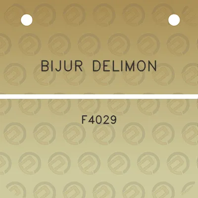 bijur-delimon-f4029