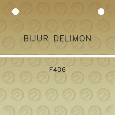 bijur-delimon-f406